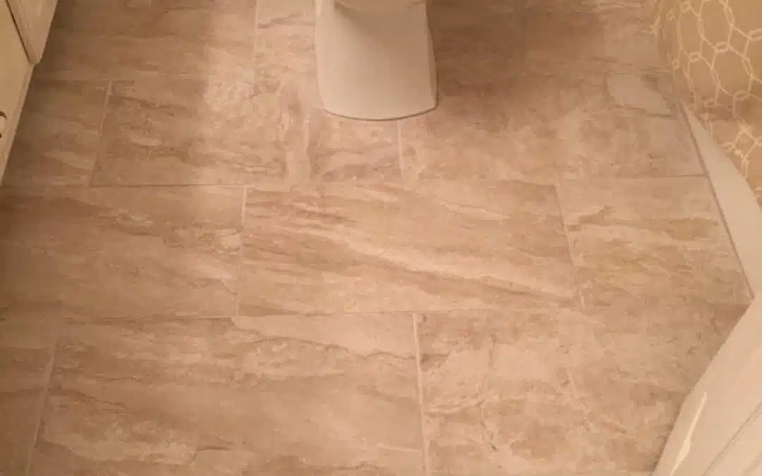 Replacing Floor Tile in a Tallahassee Master and Hall Bath