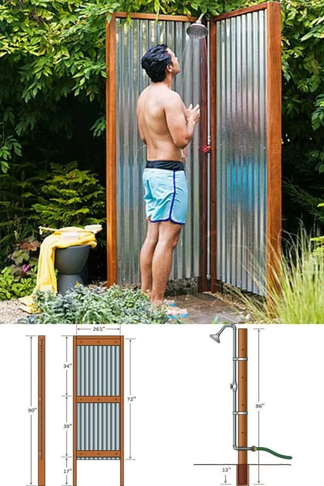 Simple Outdoor shower tallahassee