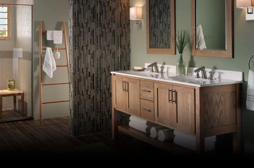 Bertch Bathroom Vanities, mirror and counter top