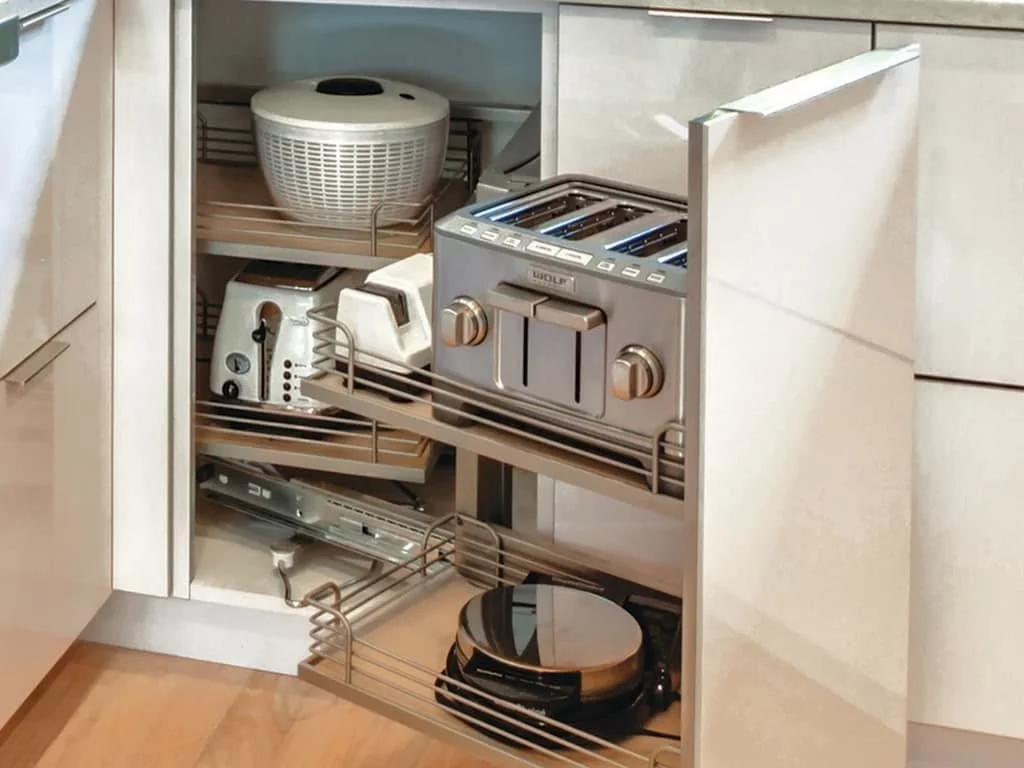 4 Clever Corner Kitchen Cabinet Storage Ideas
