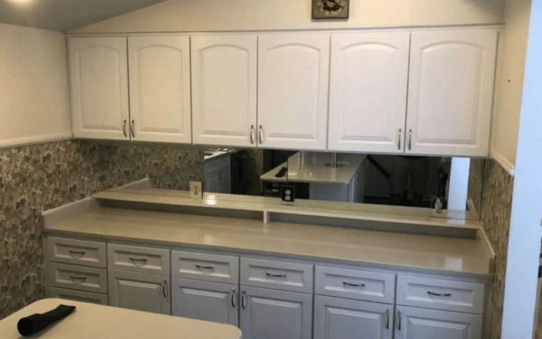 Mid Sized Kitchen Cabinet Reface in Betton Woods- $15,400