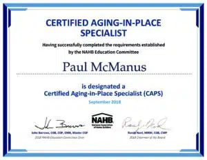 Certified Aging In Place Specialist (CAPS)