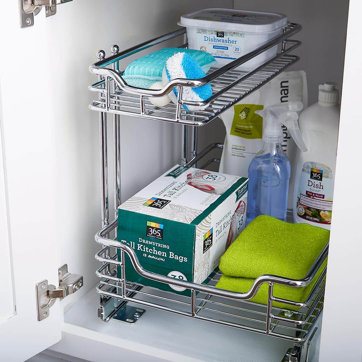 How to Add to Your Under-Sink Storage Without Drawers