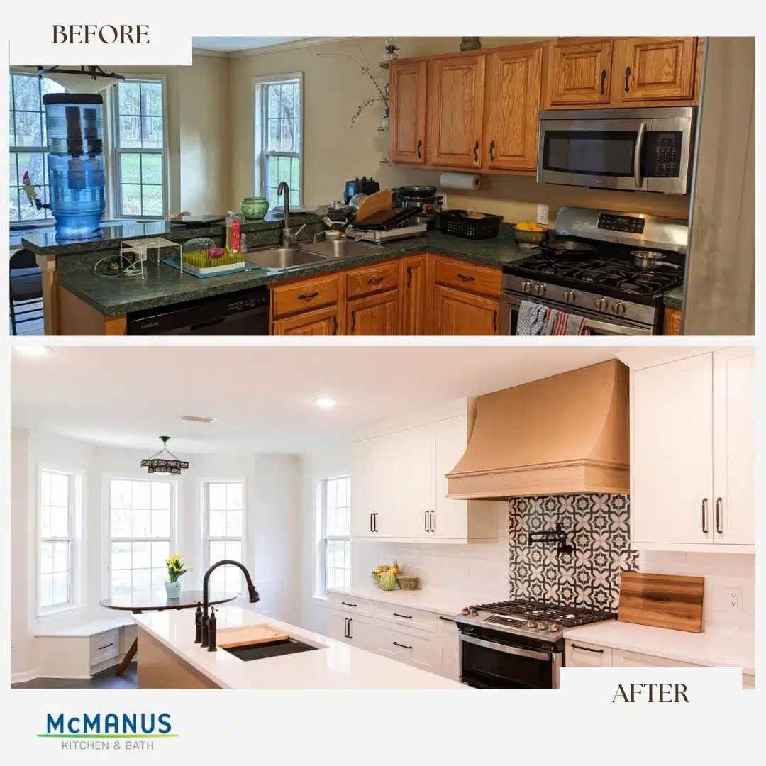 Family Kitchen before after 3