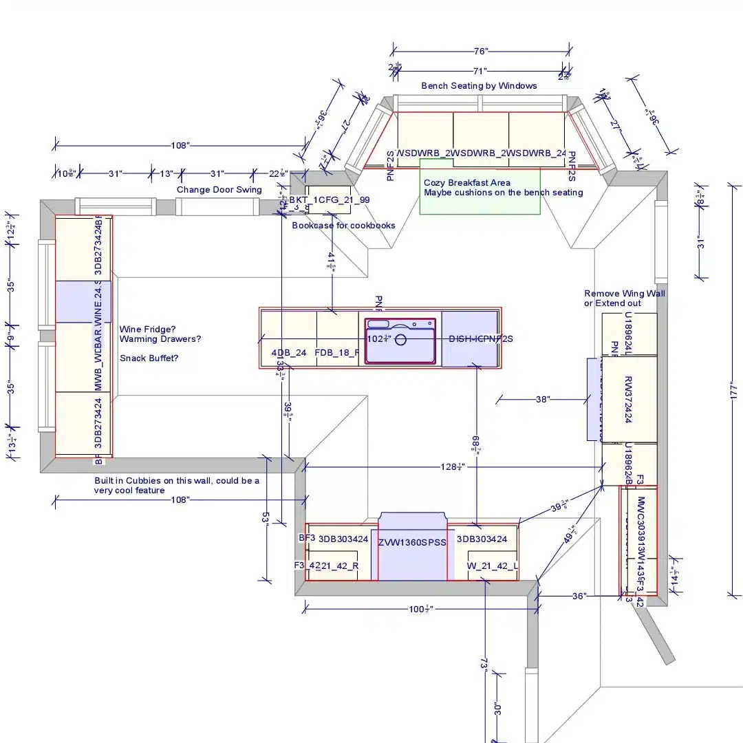 Chef's Kitchen plan after renovations