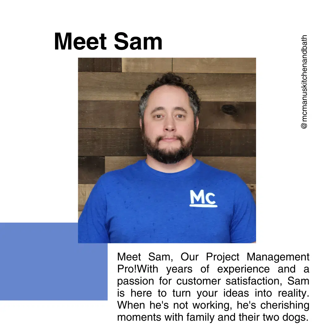 Project Management - our project manager, Sam